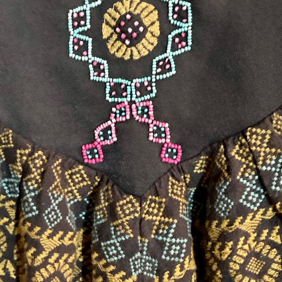 Anthropologie Maeve Beaded Tunic Women’s Size  XS Women Casual Beaded - Picture 5 of 8